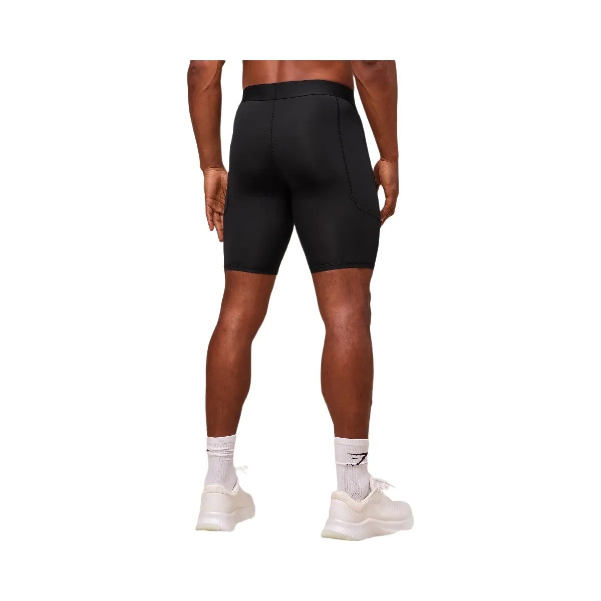 Gymshark Element Baselayer Half Tight "Black" - HypeFly India View 3