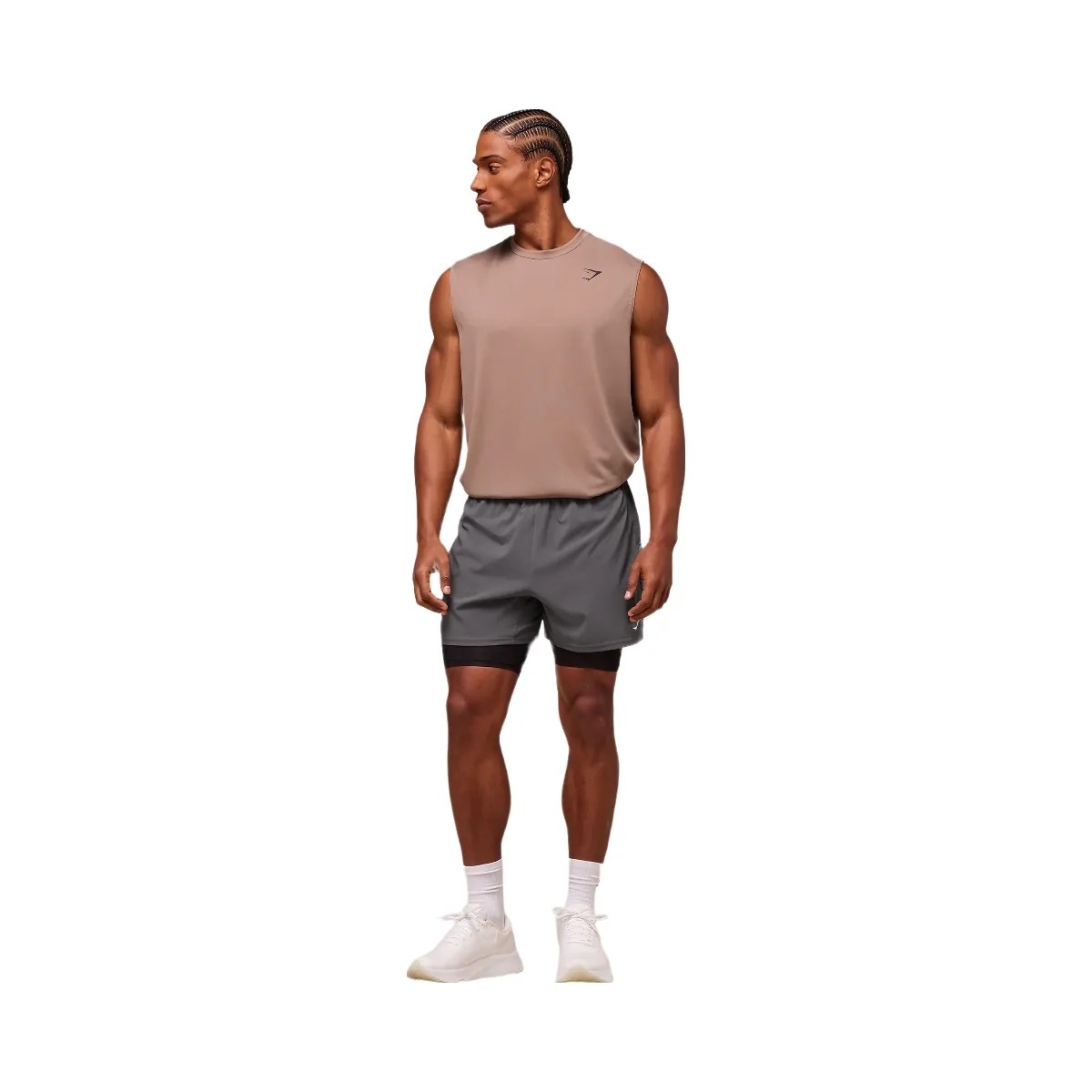 Gymshark Element Baselayer Half Tight "Black" - HypeFly India View 4