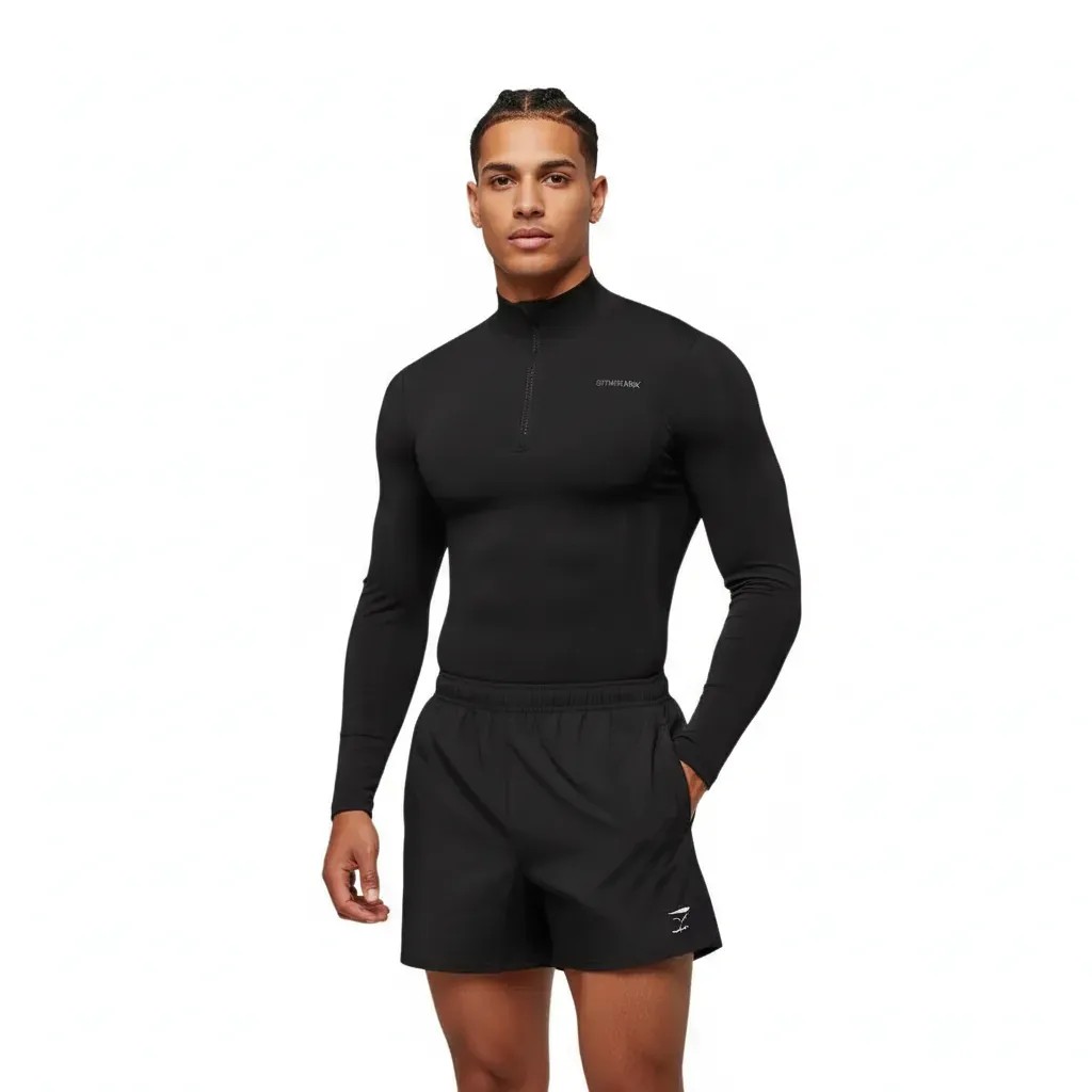 gymshark-everywear-warp-knit-14-zip-black