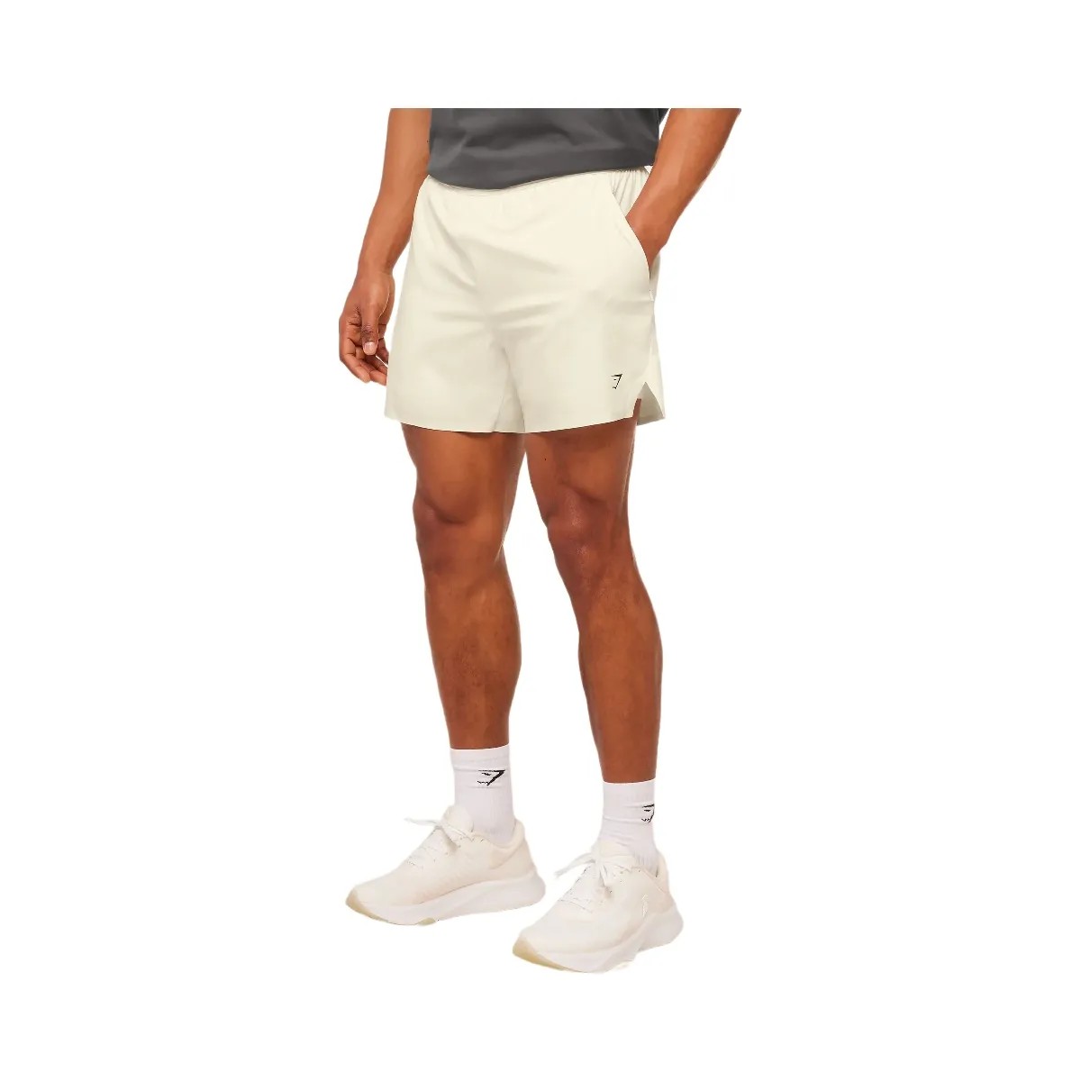 Gymshark Evolve 5" Short "Soft White" - HypeFly India View 3