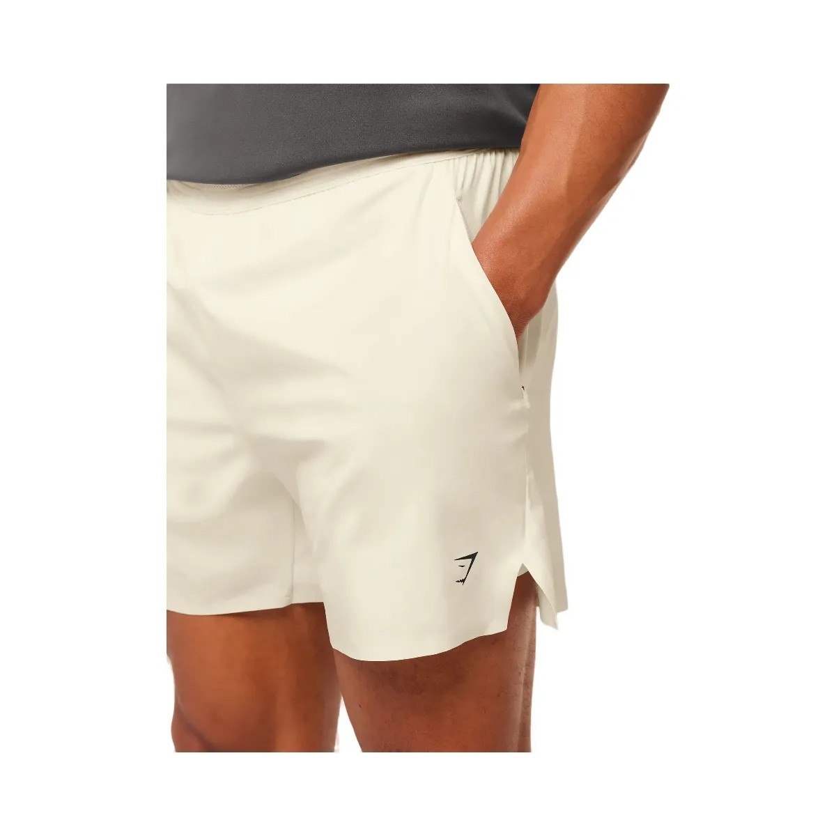 Gymshark Evolve 5" Short "Soft White" - HypeFly India View 4