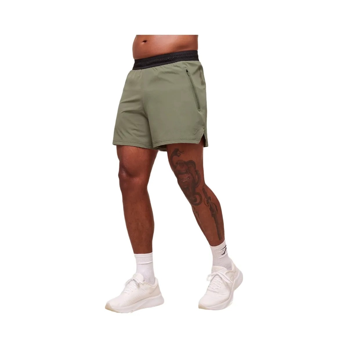Gymshark Fit Elite 5" Shorts "Base Green" - HypeFly India View 2