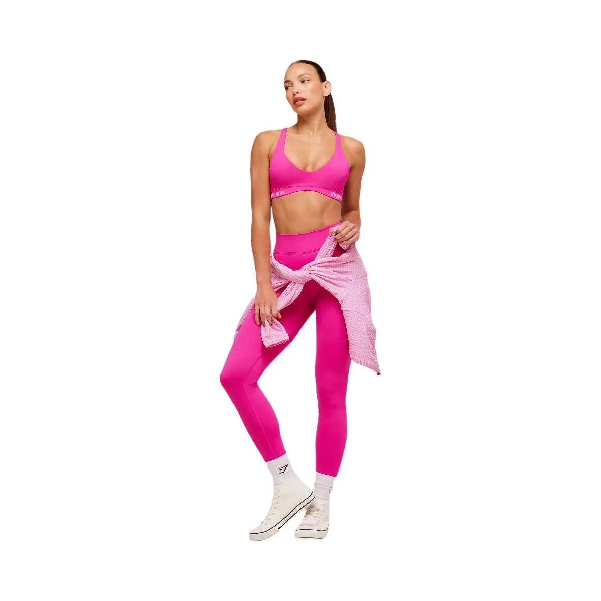 Gymshark Flex V4 Sports Bra "Super-Set Pink" - HypeFly India View 4