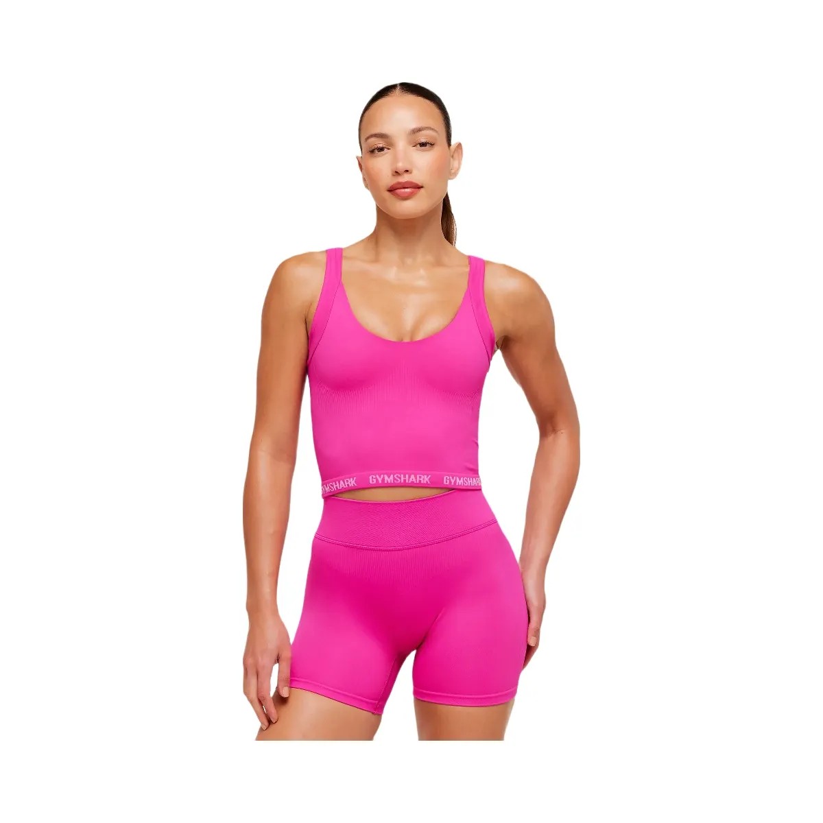 Gymshark Flex V4 Tank Top "Super-Set Pink" - HypeFly India View 1