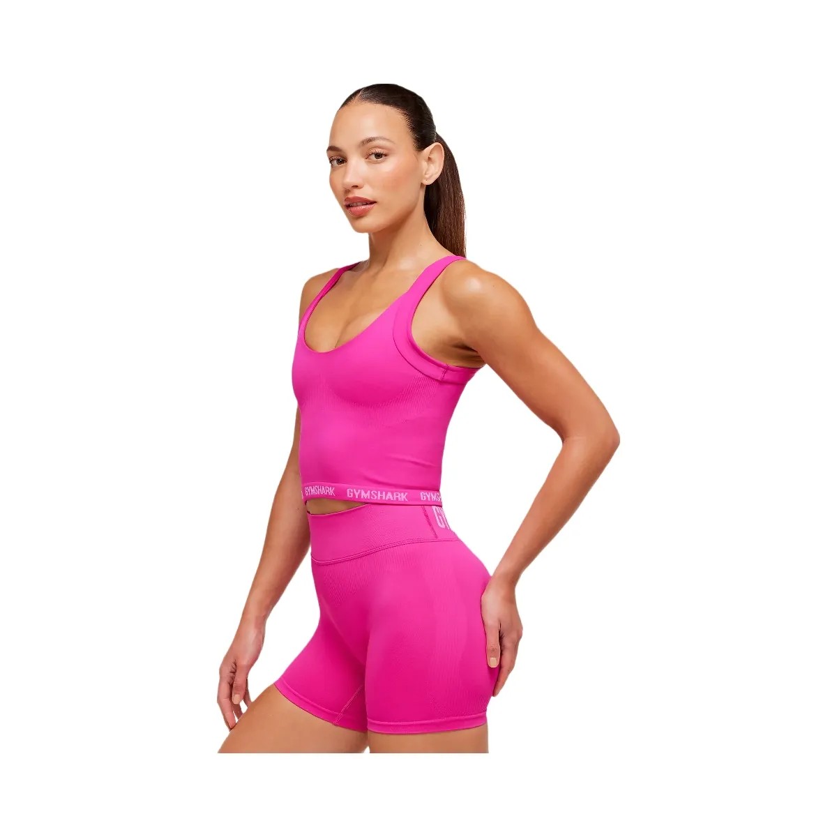 Gymshark Flex V4 Tank Top "Super-Set Pink" - HypeFly India View 3