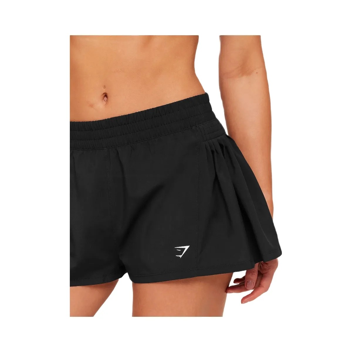 Gymshark Flutter Woven Shorts "GS Black" - HypeFly India View 5