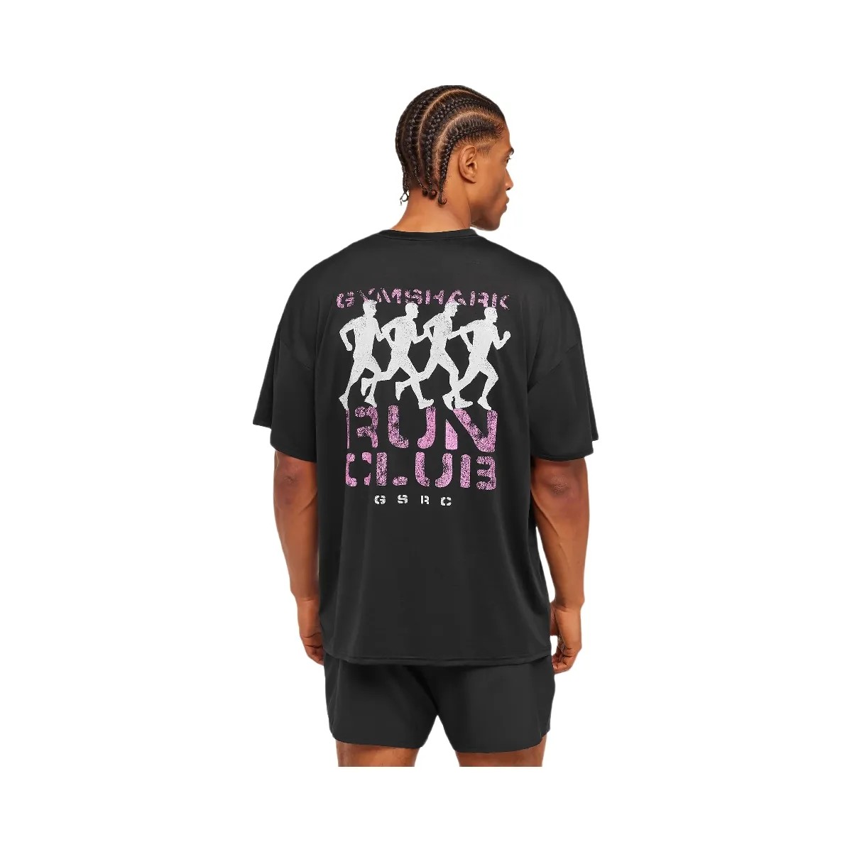 Gymshark GSRC Stencil Graphic T-Shirt "Black" - HypeFly India View 1