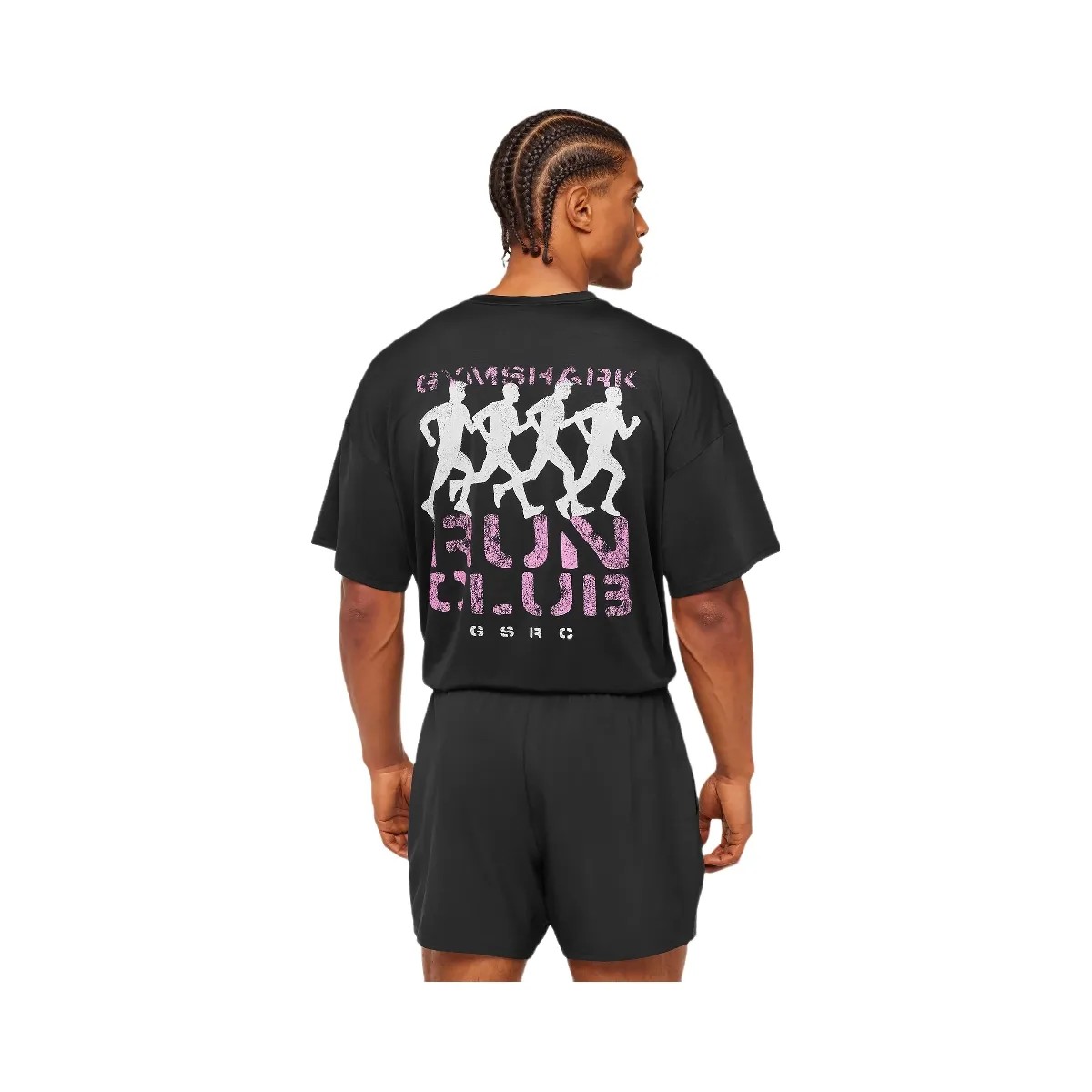Gymshark GSRC Stencil Graphic T-Shirt "Black" - HypeFly India View 4