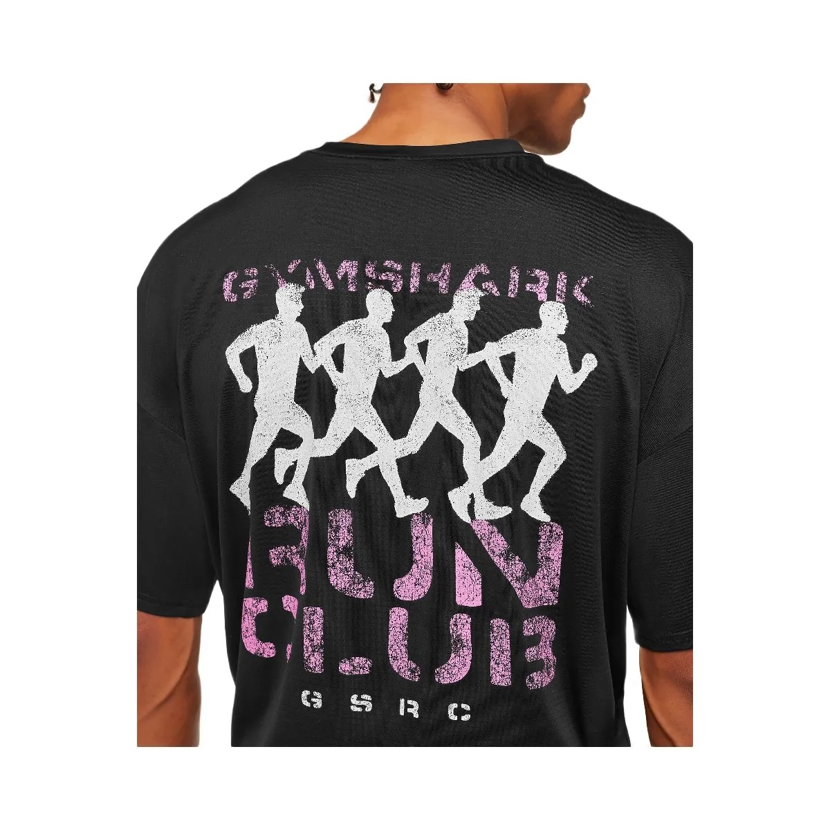 Gymshark GSRC Stencil Graphic T-Shirt "Black" - HypeFly India View 5