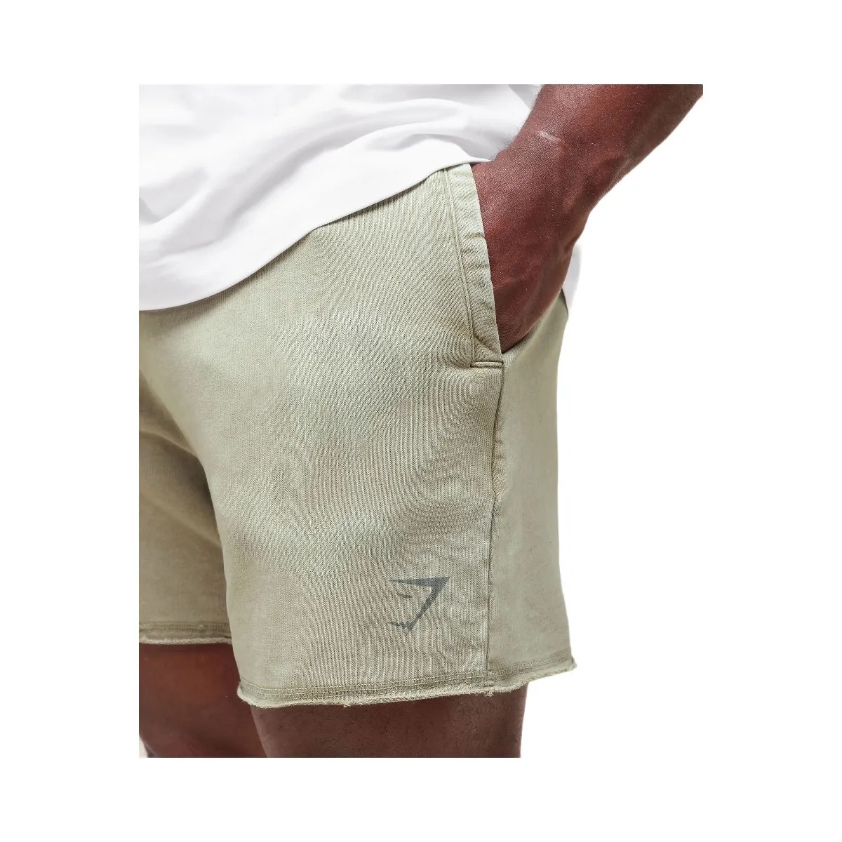 Gymshark Heritage 5" Shorts "Stone Grey" - HypeFly India View 6