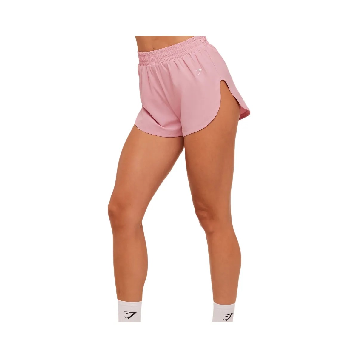 Gymshark Interval High Leg Shorts "Light Pink" - HypeFly India View 2
