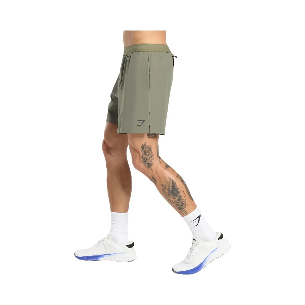 Gymshark Land to Water 6" Shorts "Base Green" - HypeFly India View 1