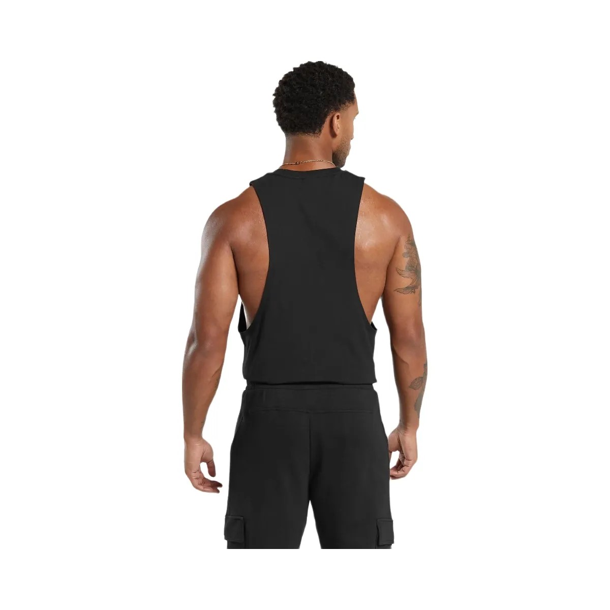 Gymshark Legacy Drop Arm Tank "Black" - HypeFly India View 5