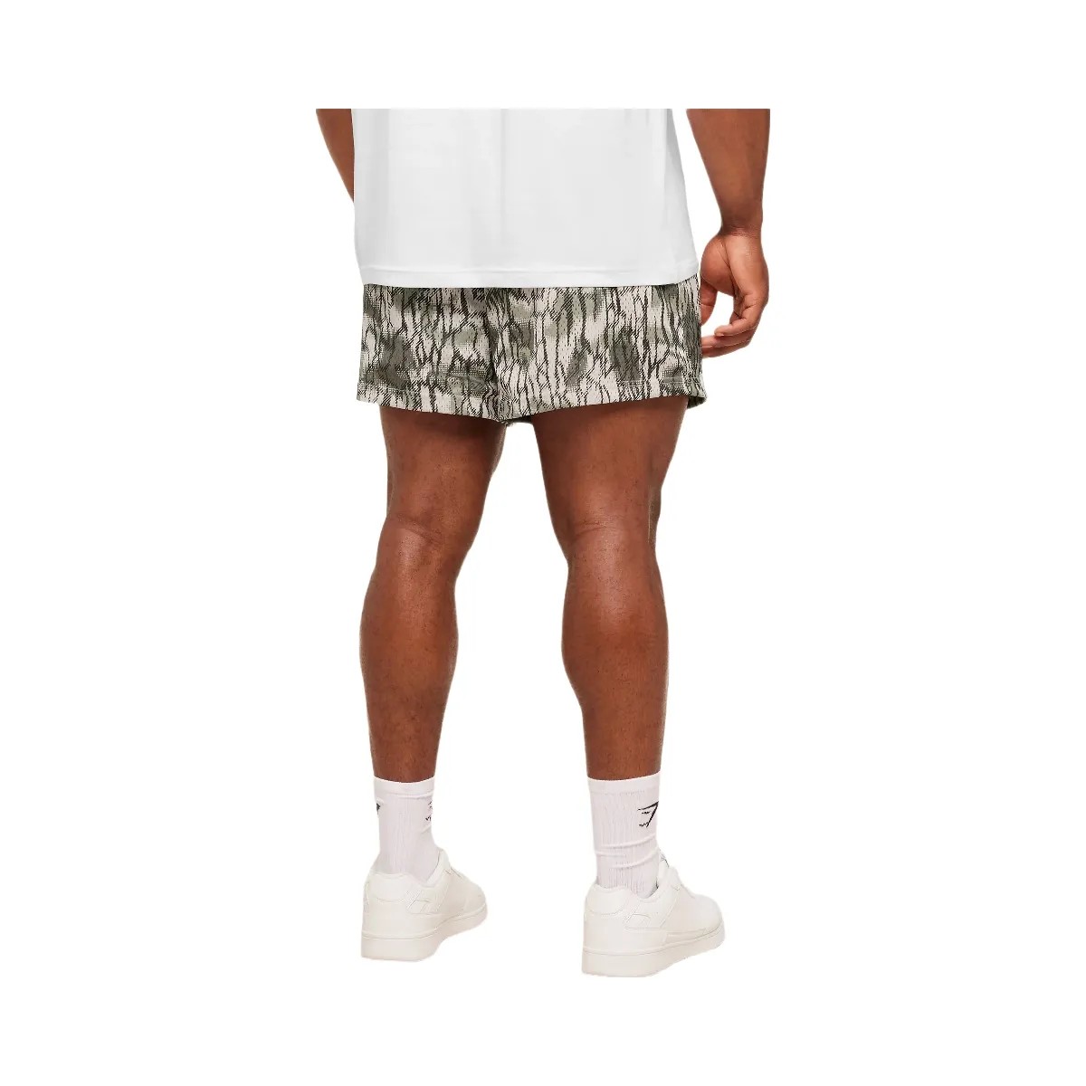 Gymshark Lifting Mesh 5" Shorts "Pebble Grey" - HypeFly India View 2