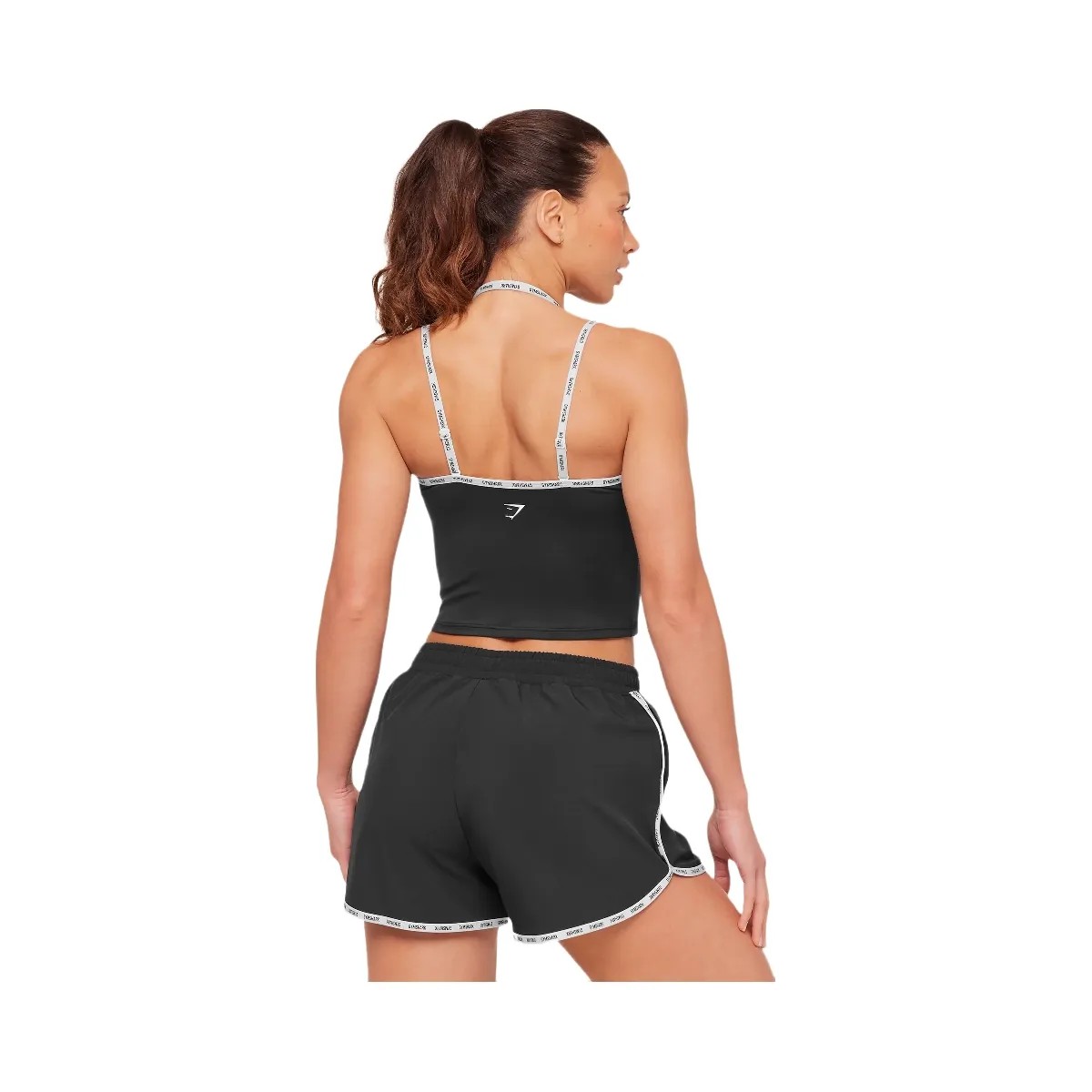 Gymshark Micro Logo Tank "Black" - HypeFly India View 2