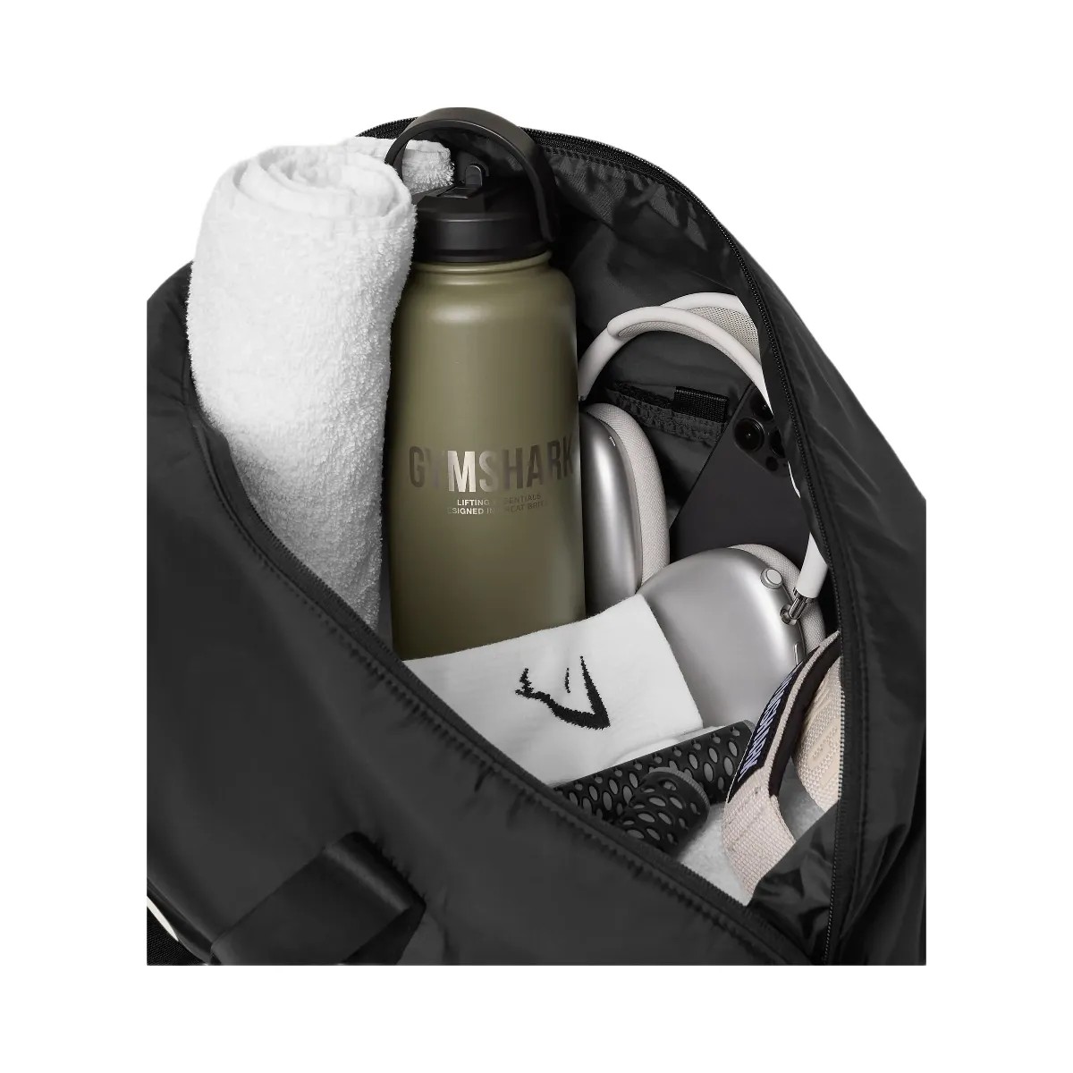 Gymshark Mode Duffle Bag "GS Black" - HypeFly India View 2