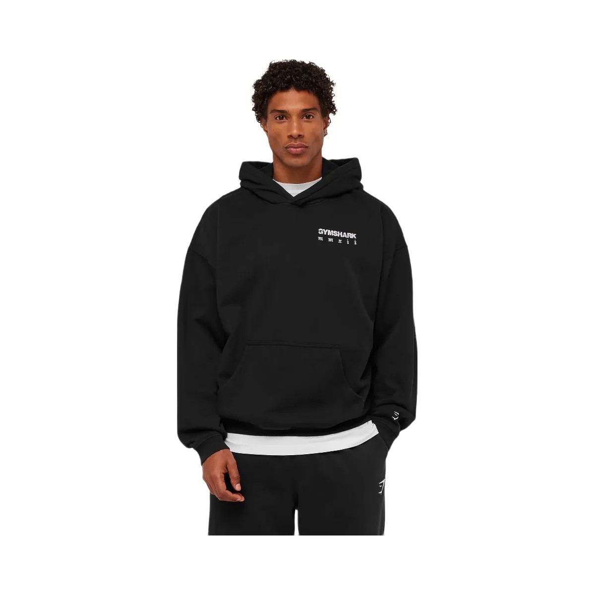 Gymshark Numerals Hoodie "Black" - HypeFly India View 2