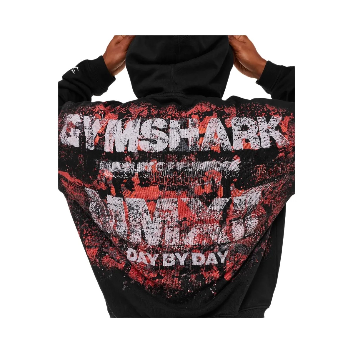 Gymshark Numerals Hoodie "Black" - HypeFly India View 5