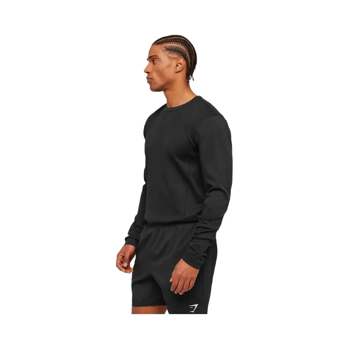 Gymshark Off Duty Long Sleeve T-Shirt "Black" - HypeFly India View 3