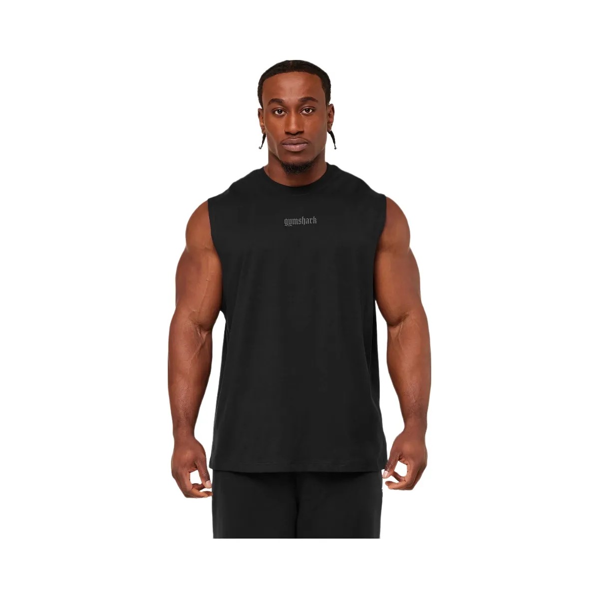 Gymshark Olde English Tank "GS Black" - HypeFly India View 1