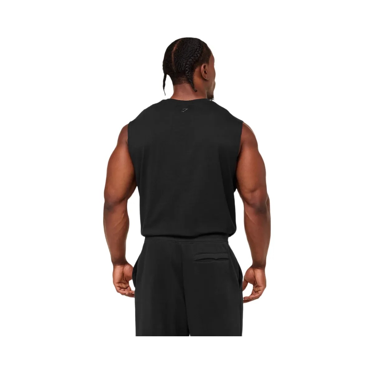 Gymshark Olde English Tank "GS Black" - HypeFly India View 3