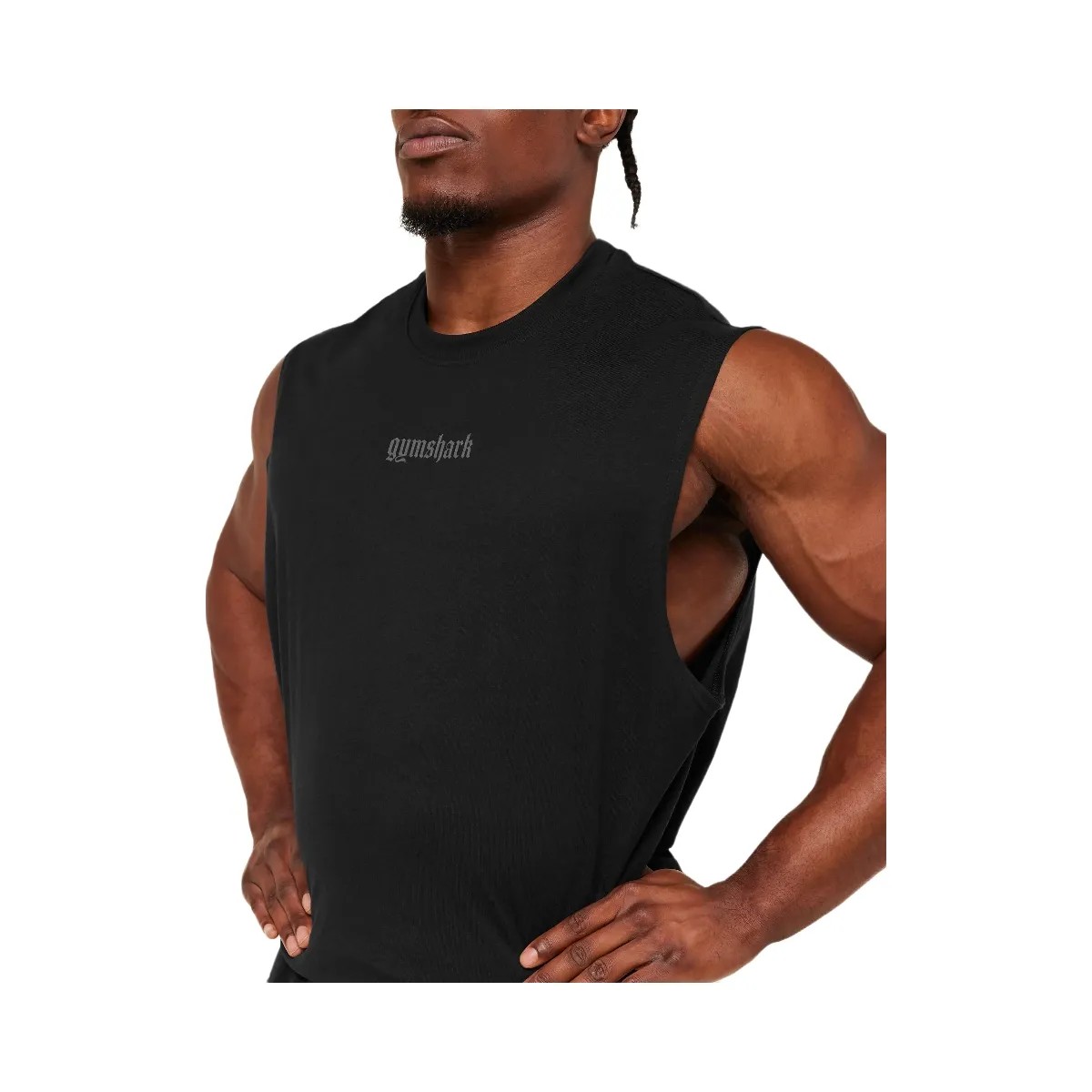 Gymshark Olde English Tank "GS Black" - HypeFly India View 6