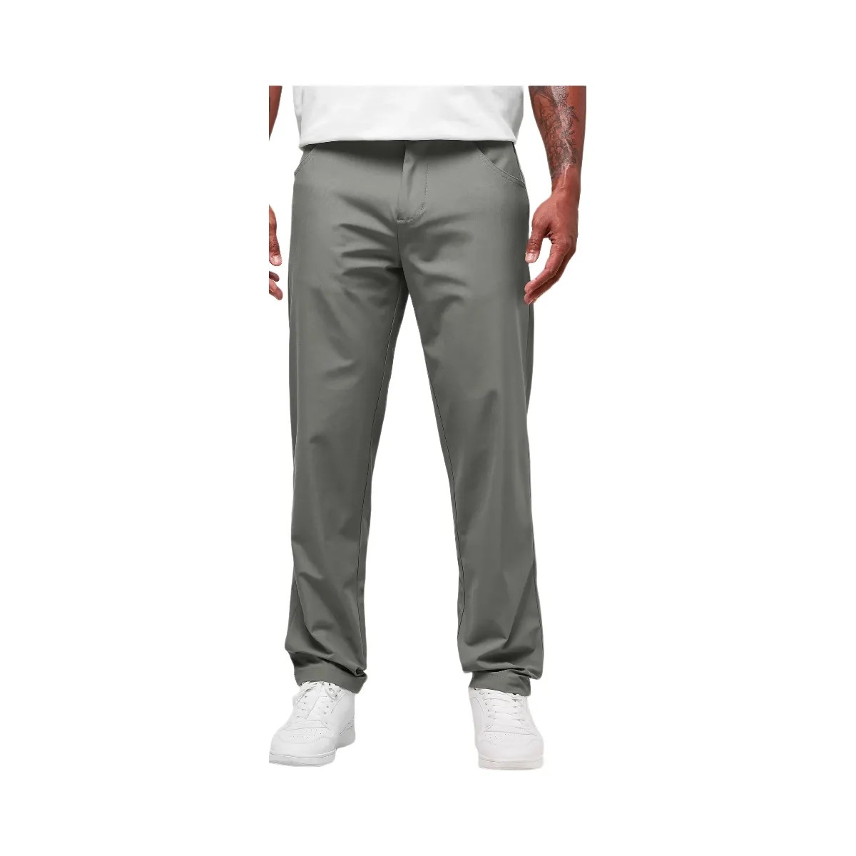 Gymshark Pants "Ash Grey" - HypeFly India View 1