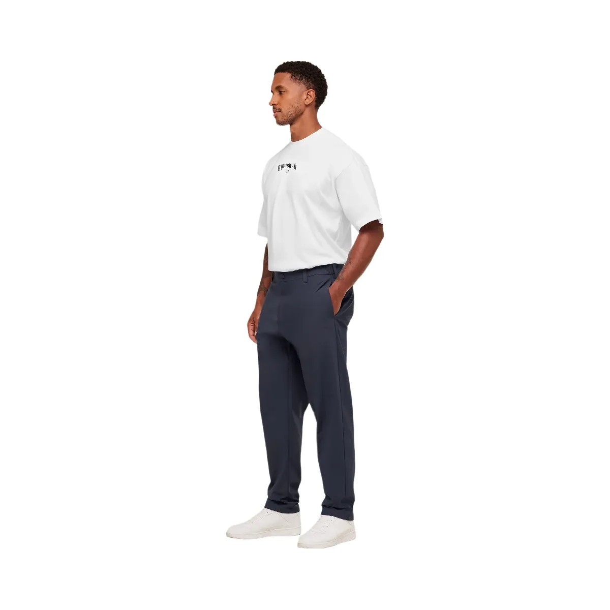 Gymshark Pants Elite "Heavy Blue" - HypeFly India View 4