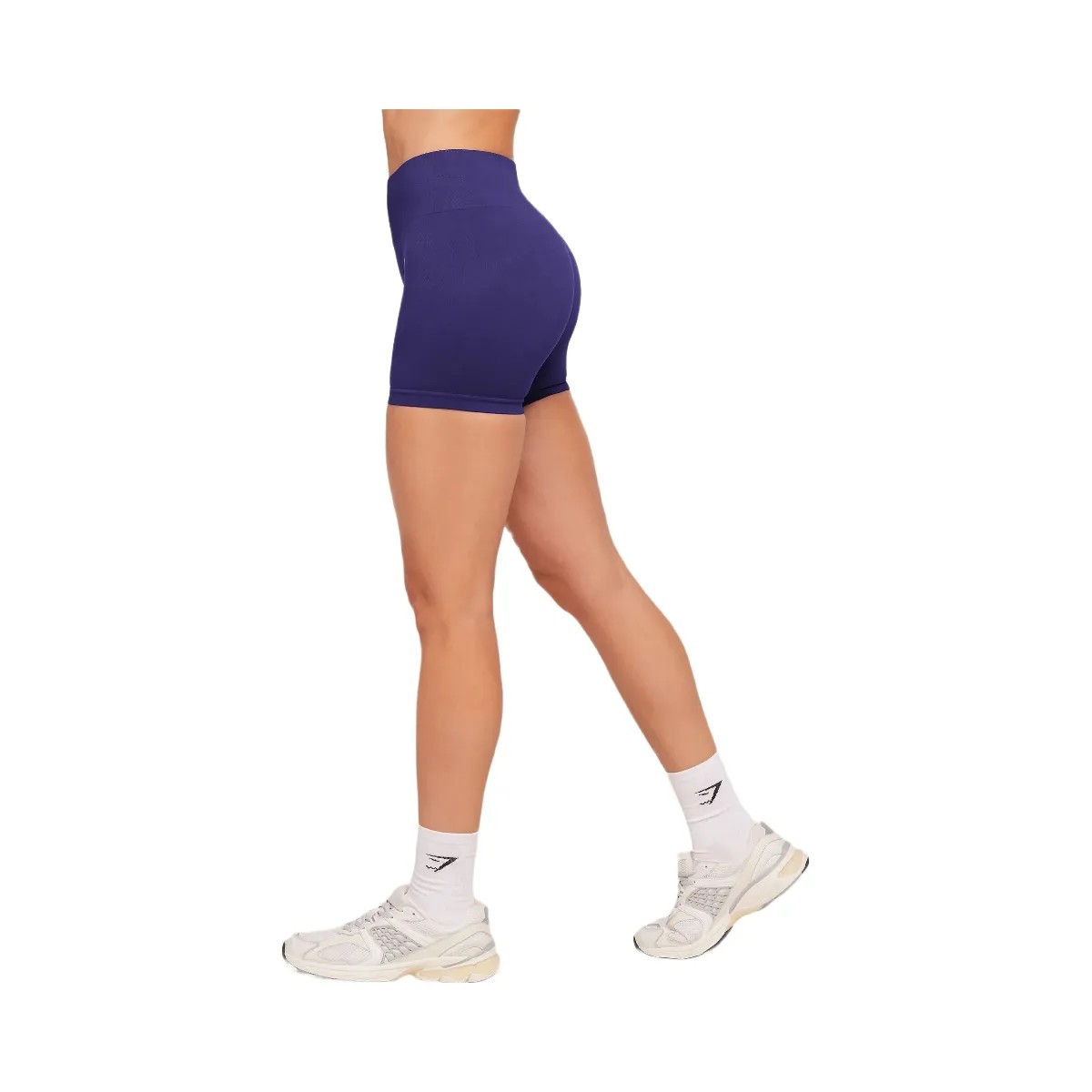 Gymshark Poise Seamless Shorts "Indigo Purple" - HypeFly India View 3