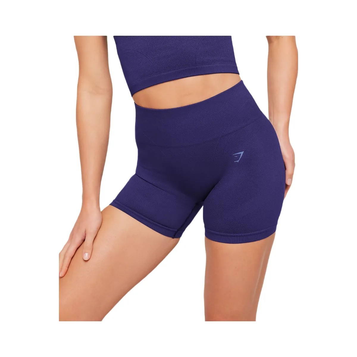 Gymshark Poise Seamless Shorts "Indigo Purple" - HypeFly India View 6