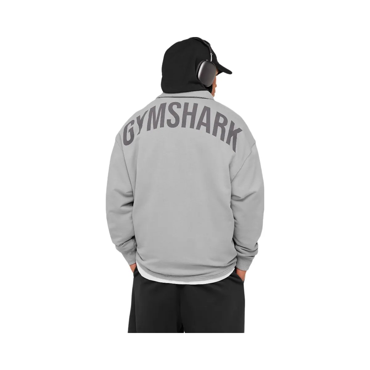 Gymshark Power Coach Jacket "Smokey Grey" - HypeFly India View 2