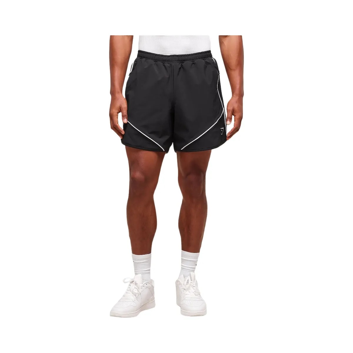 Gymshark Retro Shorts "Black" - HypeFly India View 1