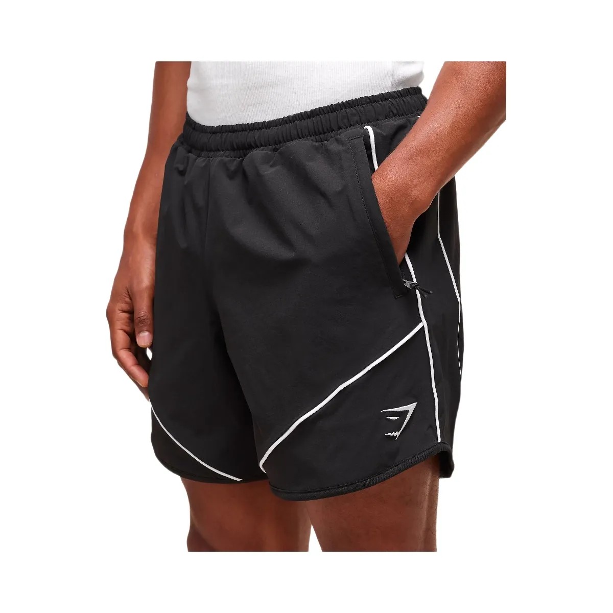 Gymshark Retro Shorts "Black" - HypeFly India View 4