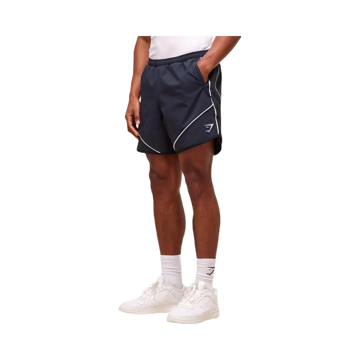 Gymshark Retro Shorts "Heavy Blue" - HypeFly India View 2