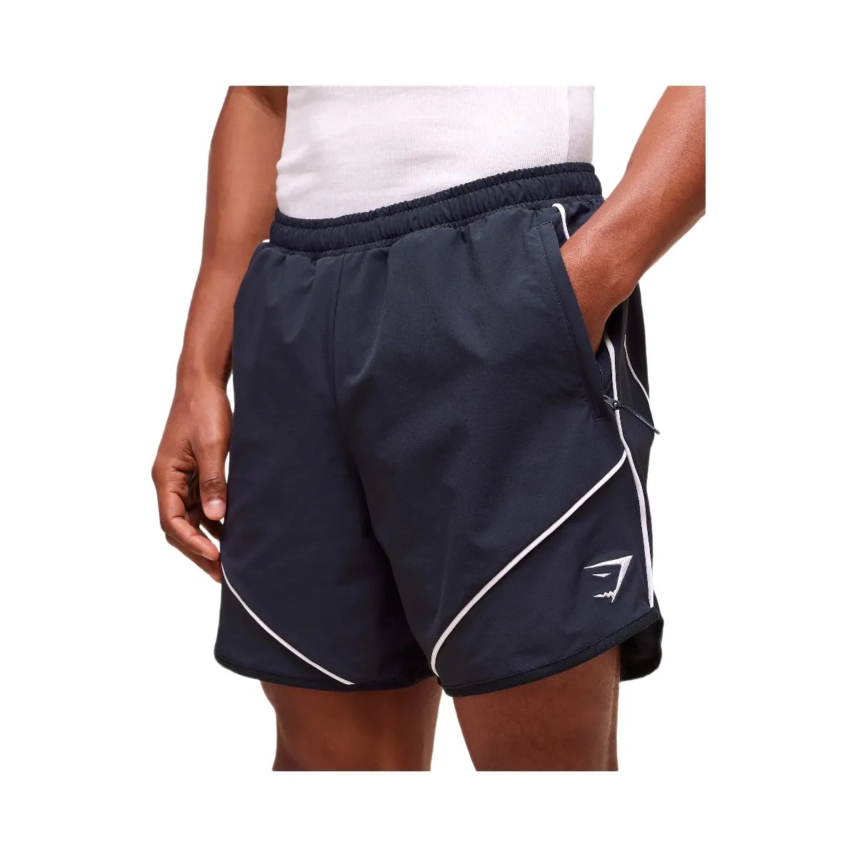 Gymshark Retro Shorts "Heavy Blue" - HypeFly India View 6