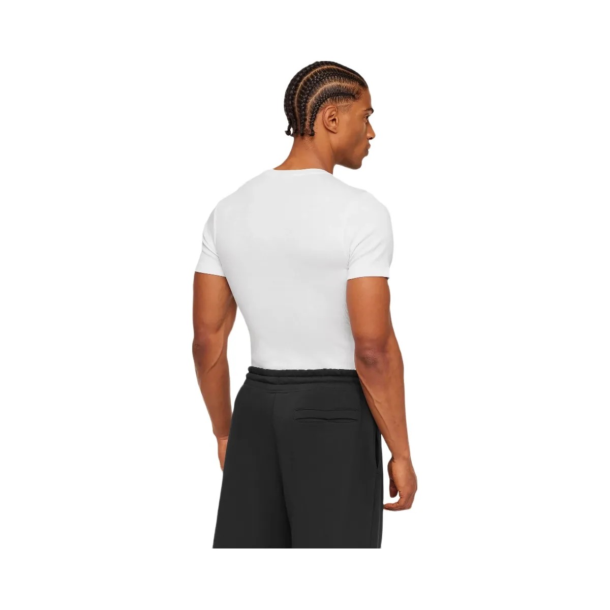 Gymshark Ribbed T-Shirt "White" - HypeFly India View 2