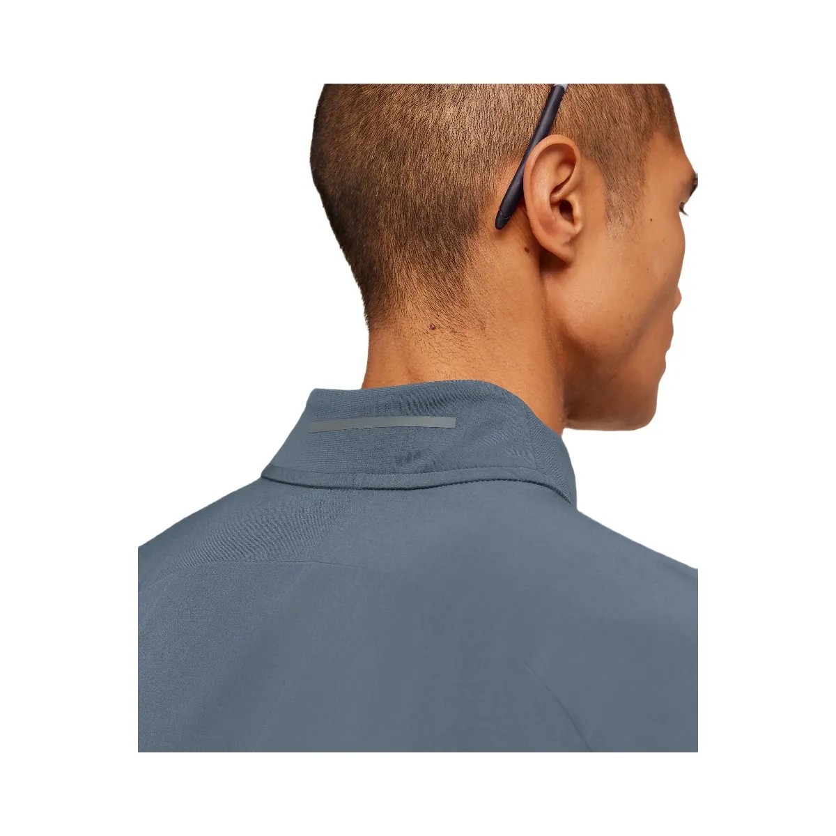 Gymshark Running Elite 1/4 Zip "Titanium Blue" - HypeFly India View 6
