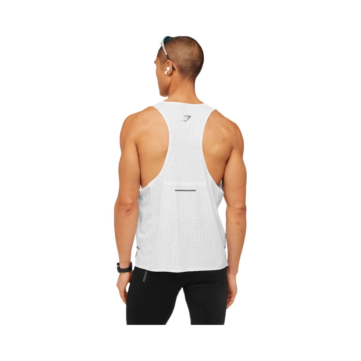 Gymshark Running Elite Race Vest "White" - HypeFly India View 2