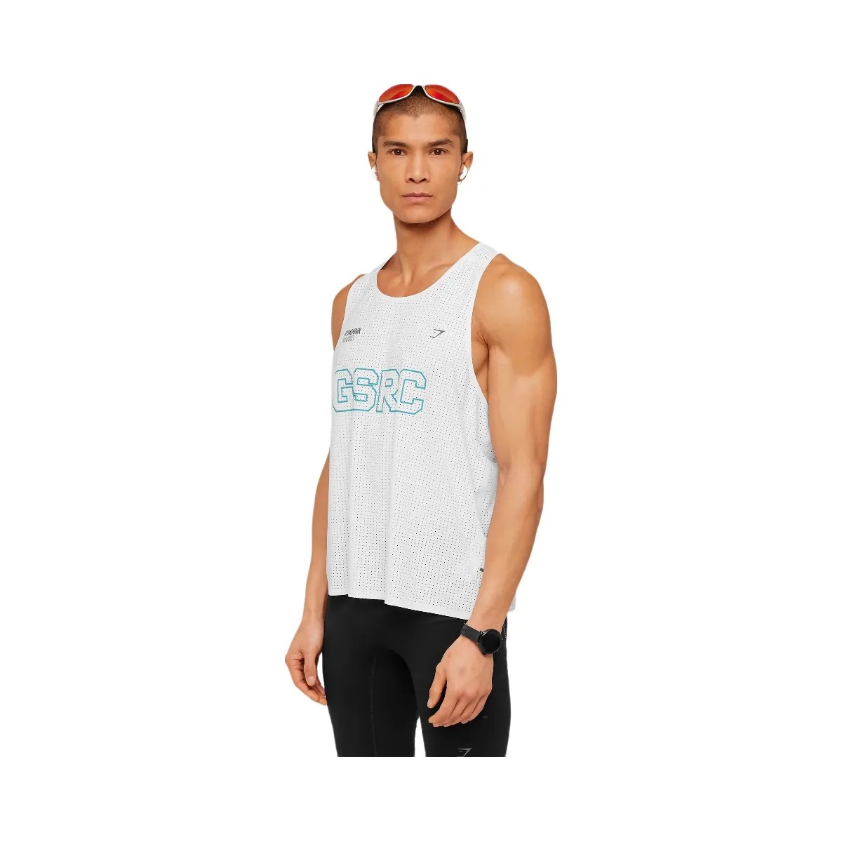 Gymshark Running Elite Race Vest "White" - HypeFly India View 3
