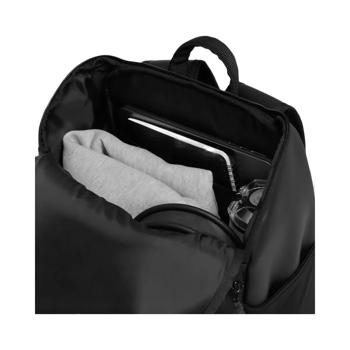 Gymshark Small Sleek Backpack "Black" - HypeFly India View 2