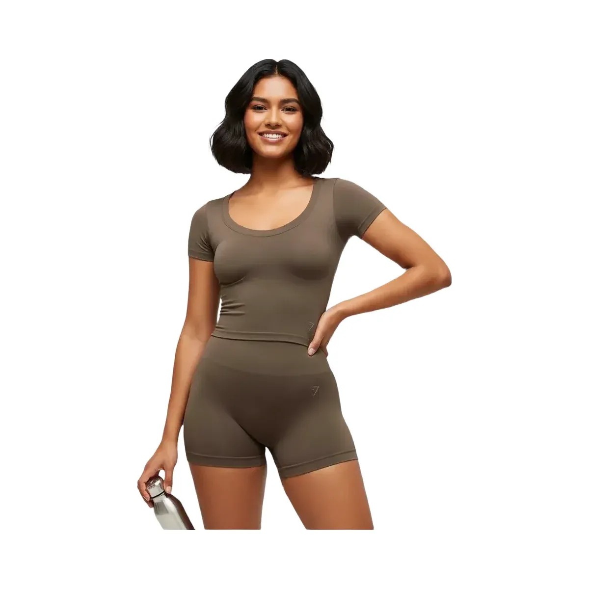 gymshark-soft-sculpt-midi-t-shirt-walnut-brown