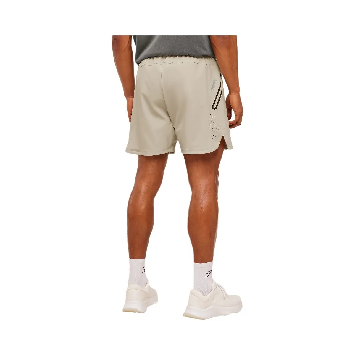 Gymshark Sport Hybrid 6" Shorts "Pebble Grey" - HypeFly India View 3