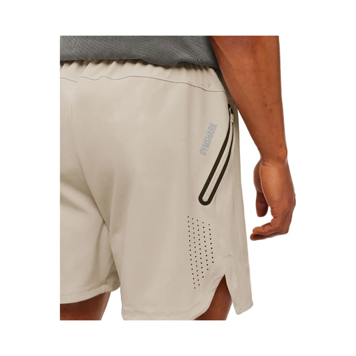 Gymshark Sport Hybrid 6" Shorts "Pebble Grey" - HypeFly India View 6