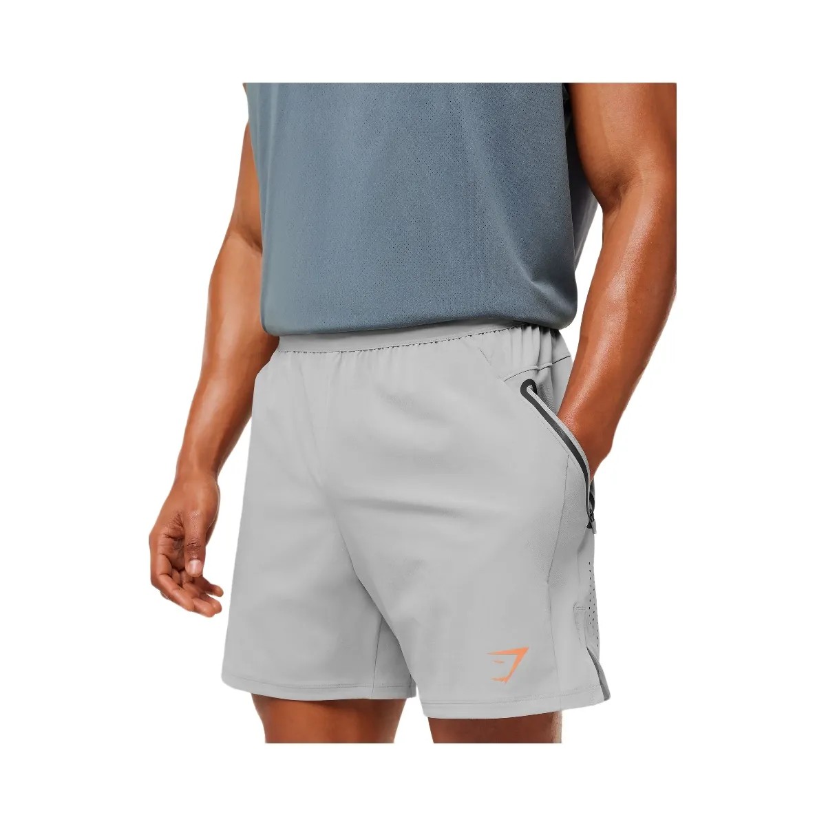 Gymshark Sport Hybrid 6" Shorts "Stratus Grey" - HypeFly India View 5