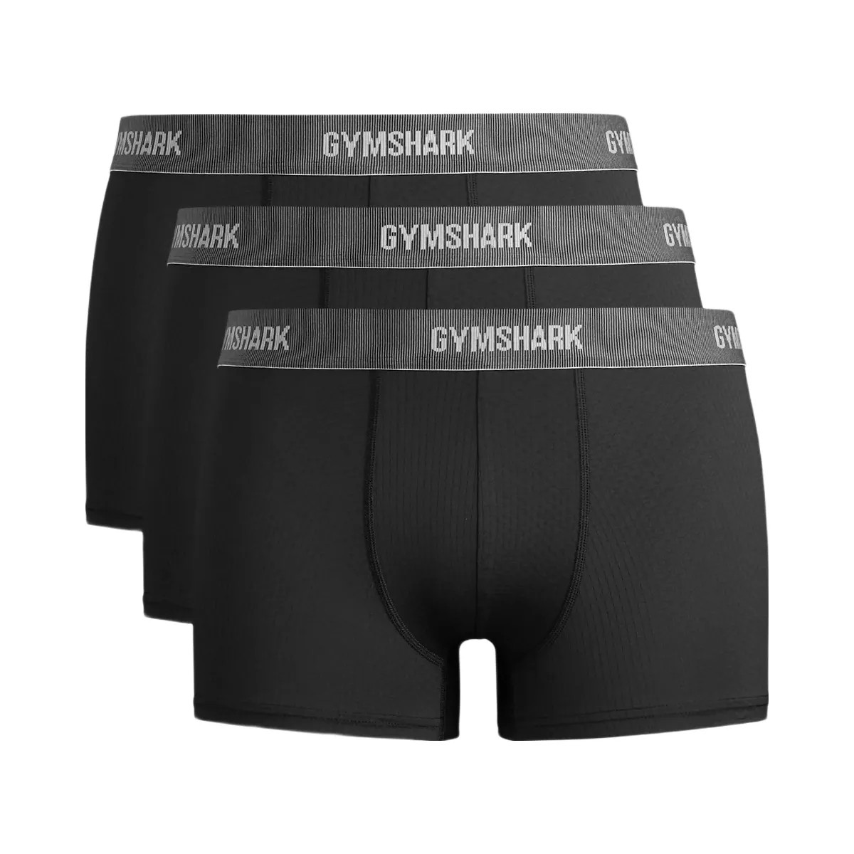 Gymshark Sports Tech Boxer 3PK "Black" - HypeFly India View 1