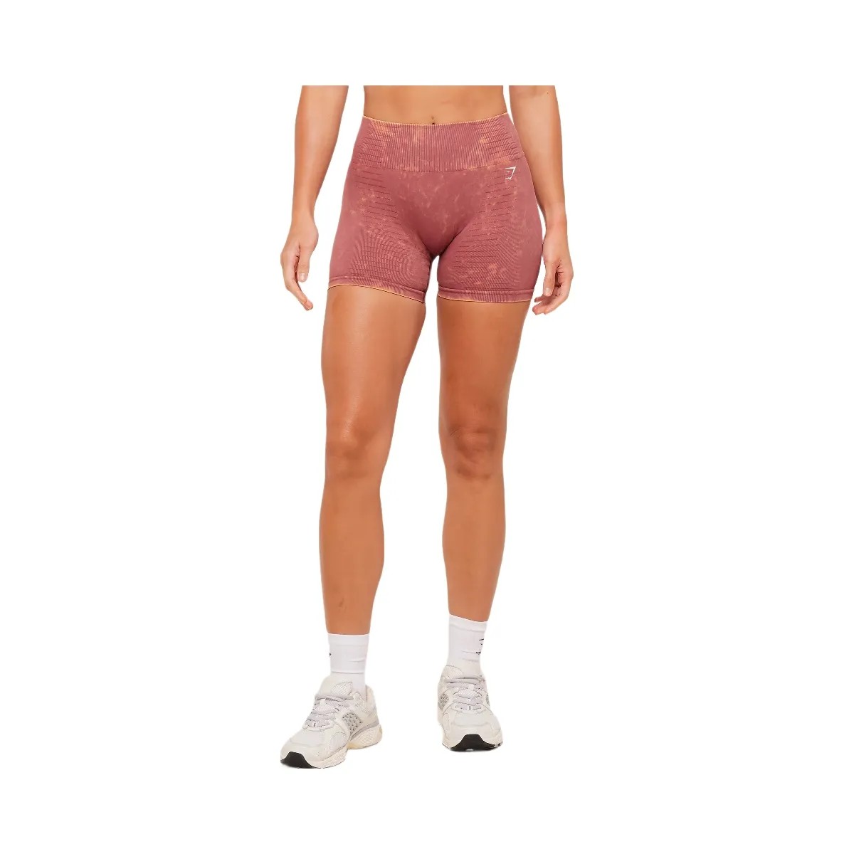 Gymshark Steel Seamless Shorts "GS Reset Pink" - HypeFly India View 1