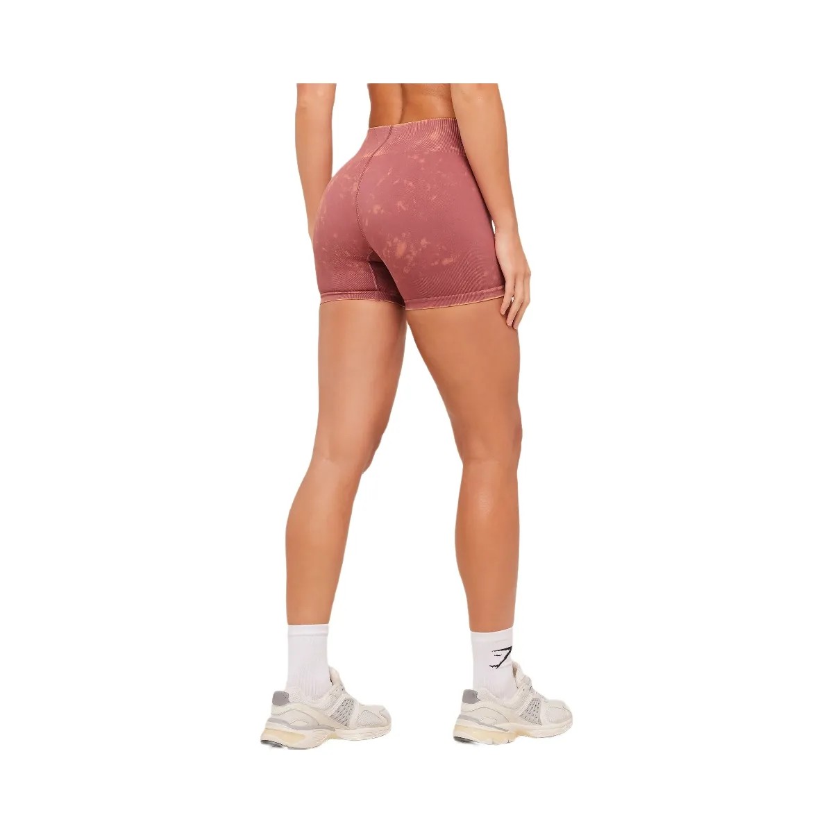 Gymshark Steel Seamless Shorts "GS Reset Pink" - HypeFly India View 2