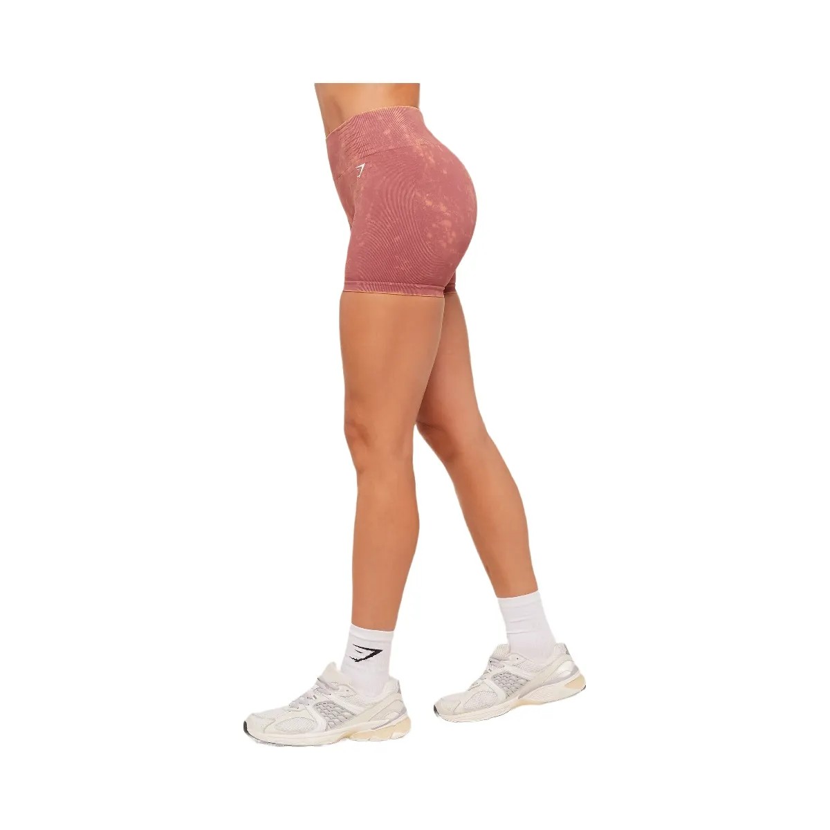 Gymshark Steel Seamless Shorts "GS Reset Pink" - HypeFly India View 3