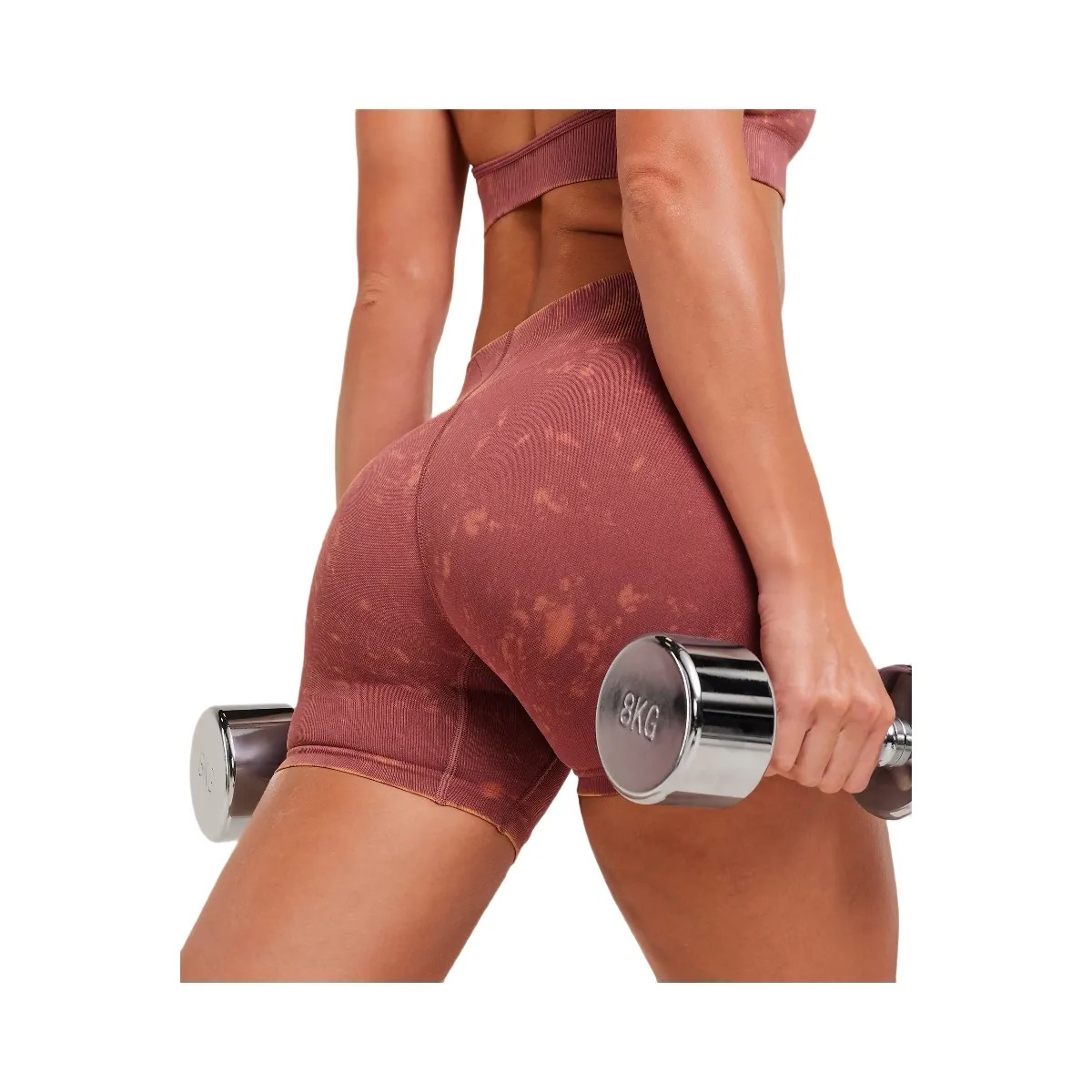 Gymshark Steel Seamless Shorts "GS Reset Pink" - HypeFly India View 6
