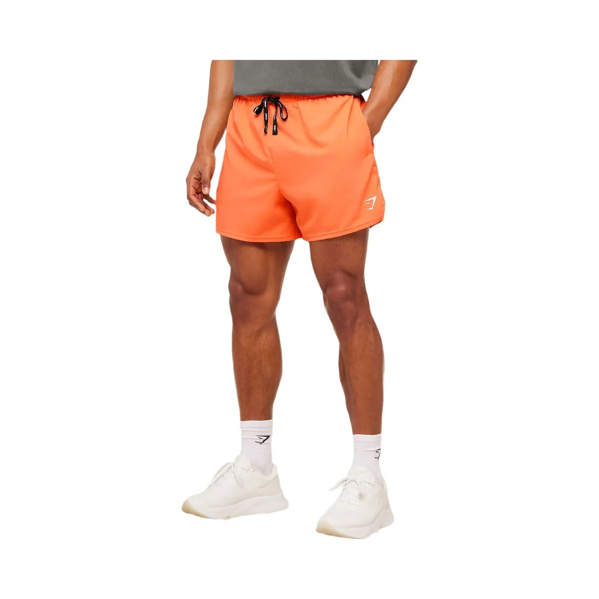 Gymshark Train 5" Shorts "Dayglow Peach" - HypeFly India View 1